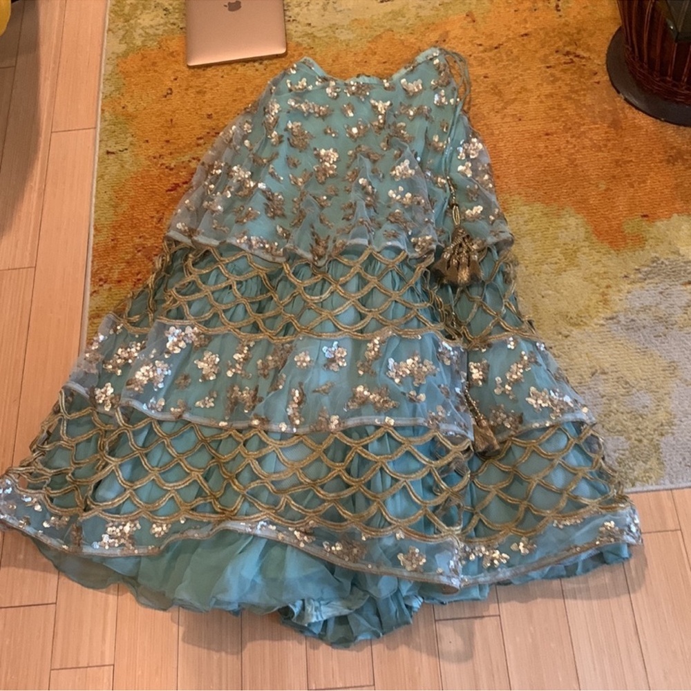 INDIAN PARTY LEHENGA - Picture 9 of 13